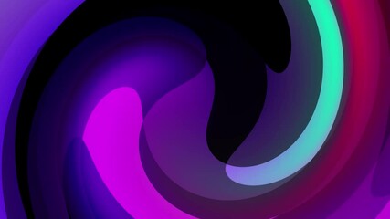 Fototapete - Abstract gradient color swirl animation shows smooth, flowing movement with vibrant transitions. Dynamic digital art visualizes creativity, energy, and seamless motion in vibrant colors.