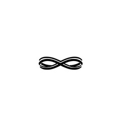 Poster - Black infinity icon representing endless possibilities in design and creativity