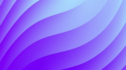 Poster - Smooth gradient waves in shades of purple and blue create a vibrant abstract background, abstract texture gradient motion background animation.