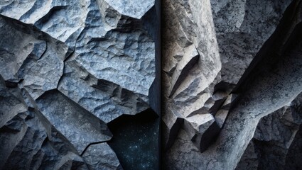 Poster - Basalt Columns Texture