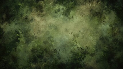 Poster - Abstract textured background in various shades of green with hints of brown and black, creating a natural, rustic, and organic appearance.