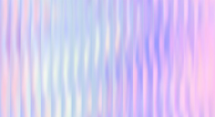 Poster - Vector Blurred holographic gradient background. Ribbed glass texture.