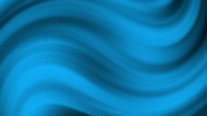 Poster - Smooth blue abstract waves flowing in a soft, blurred gradient pattern, abstract texture gradient motion background animation.
