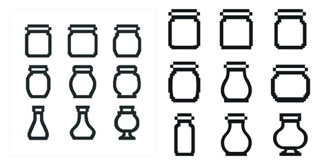 Poster - set of bottles