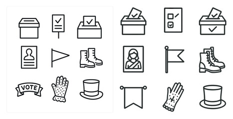Poster - set of medical icons
