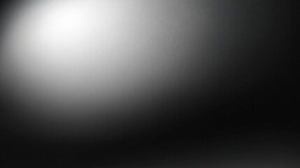 Poster - A smooth gradient background blending from dark black to light gray with a soft glow at the center.