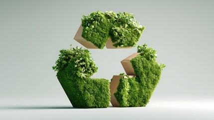 Poster - Recycling concept, recycle sign for ecological zero waste lifestyle