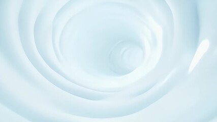Poster - Abstract White Tunnel with Smooth Walls a Light Background and Modern Curves Creating a Sense of Depth and a Futuristic Atmosphere Ideal for Backgrounds