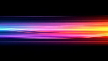Poster - Dynamic light streaks and colorful motion visuals in high-speed video frames