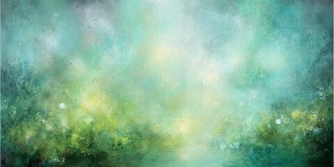 Poster - Serene Abstract Background with Soft Green Textures for Peaceful and Tranquil Designs and Visuals