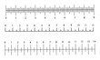 © Micro  Vector Market - Measuring scale, markup for rulers vector illustration. Various measurement scales with divisions. Measuring tool. Blank measuring scale indicator . Vector Illustration . EPS 10 .