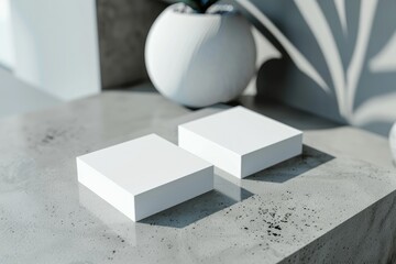 Poster - Flawless Picture of Branding Mockup with Two Business Cards