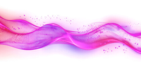 Wall Mural - abstract purple wave on a transparent background. neon translucent wave. transfusion of light. abstract background. design element