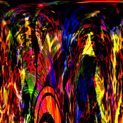 Wall Mural - abstract colorful background