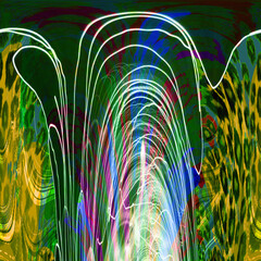 Wall Mural - abstract colorful background