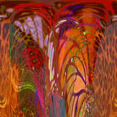 Wall Mural - autumn leaves background