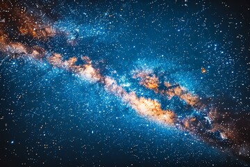 a spectacular view of a colorful galaxy illuminated by stars, capturing the vastness and beauty of s
