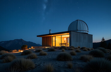Poster - sustainable observatory minimal light pollution