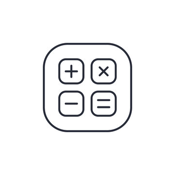 calculator icon. projector Symbol sign for mobile concept and web design. Vector icon, Logo illustration, Vector graphics