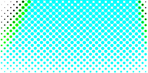Poster - Multicolor of seamless circle monochrome texture pop art overlay dotted halftone background, trendy texture with colorful cover design template pattern paper color halftone with geometric background.