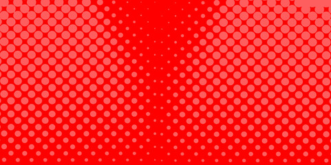Poster - Trendy texture with colorful cover design template paper color halftone with geometric background, red and white, grey of seamless circle monochrome texture pop art overlay dotted halftone background.