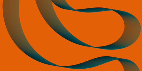 Poster - Violet and red orange color effect modern and futuristic glowing line geometric curve shape with blend effect texture background, abstract color flowing wave with stylized blended line art background.