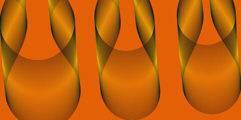 Poster - Abstract color flowing wave with stylized blended line art background, violet and red orange color effect modern and futuristic glowing line geometric curve shape with blend effect texture background.