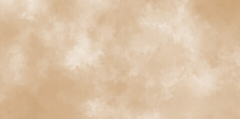 Poster - Abstract beige background with smooth and soft grungy vintage paper texture distressed watercolor for minimalist design of color brown powder explosion, powder splash isolated watercolor background.