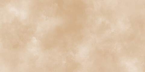 Poster - Abstract beige background with smooth and soft grungy vintage paper texture distressed watercolor for minimalist design of color brown powder explosion, powder splash isolated watercolor background.