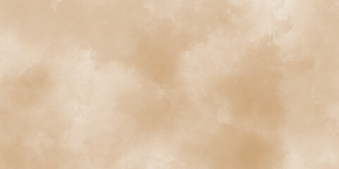 Poster - Abstract beige background with smooth and soft grungy vintage paper texture distressed watercolor for minimalist design of color brown powder explosion, powder splash isolated watercolor background.
