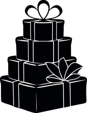 
Gift bag line icon. Celebration, anniversary, birthday, Christmas, exchanging gifts, gift giving, receive a gift, package, box.