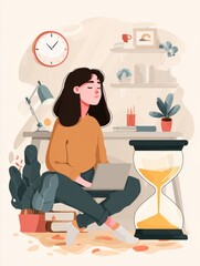 Poster - Maximize Daily Growth With Essential Self-Discipline Tips and Techniques for Personal Improvement and Productivity
