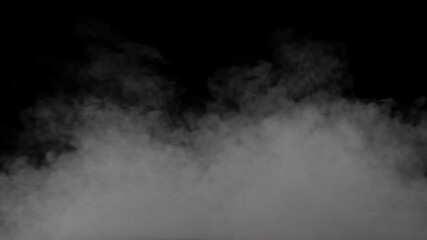 Wall Mural - Realistic dry ice smoke clouds fog overlay perfect for compositing into your shots. Simply drop it in and change its blending mode to screen or add