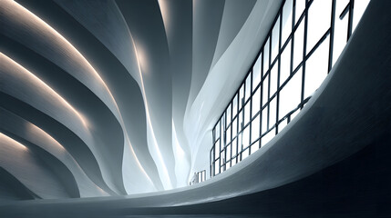 Aufkleber - Abstract background architecture lines. modern architecture detail