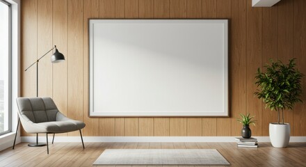  Modern minimalist interior scene