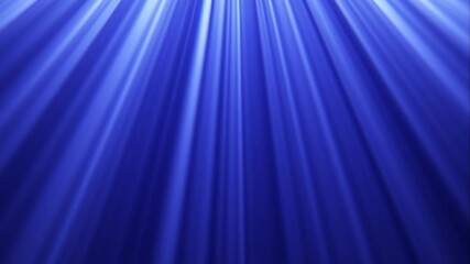 Poster - Light blue animated background with bright rays. Bright blue rays 3D background. Colorful futuristic rays background. 3D rendering. 4K animation