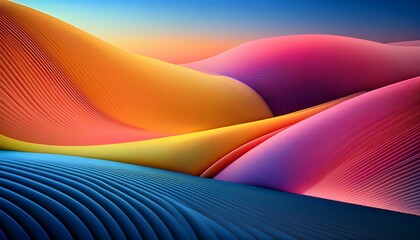 Wall Mural - colorful abstract layers gradient background art design modern aesthetic artistic elegant minimalist