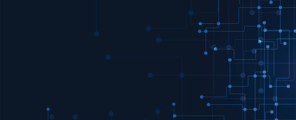 Aufkleber - Abstract circuit technology computer technologies concept  background
