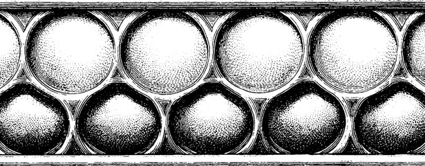 Poster - Perforated metal sheet texture with dot holes for industrial design and architectural patterns