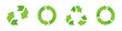 © Jocelyn_Flores - Recycling icons set. Recycling arrows. Rcycle and reuse vector icons. Vector