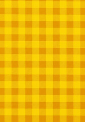 Poster - Yellow and orange checkered pattern background