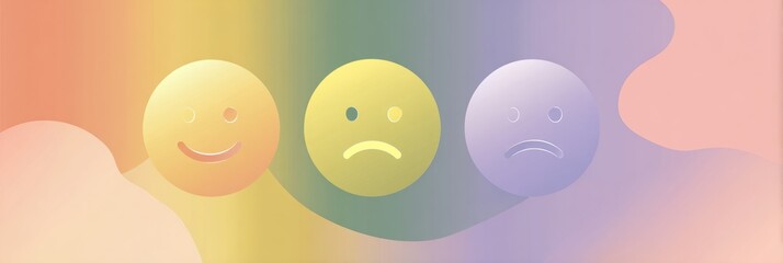 Poster - Positive Feedback Pop-Up Featuring Calming Tones With Clear Upper Third for User Engagement