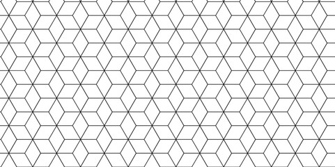 Vector tiles gradient science web tech connection triangle diamond honeycomb hexagon art. Seamless pattern with hexagon square cube geometric pattern shapes grid metal element texture design.	