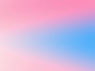 Poster - Soft pastel pink and blue gradient background