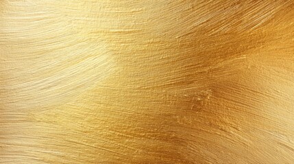 Poster - Gold painted wall with a brush stroke texture. The wall is golden in color and has a textured appearance