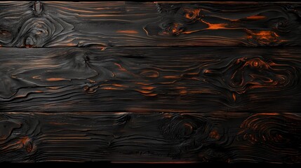 Aufkleber - The image is of a wooden surface with a black and brown color scheme. The wood appears to be weathered and aged, giving it a rustic and natural feel