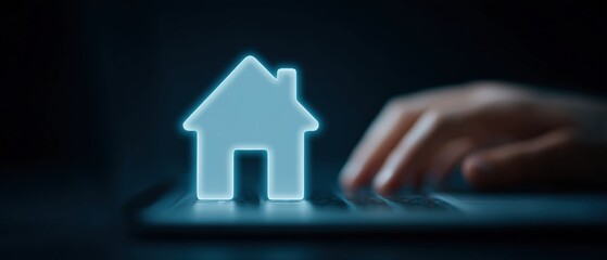 Poster - Digital home management innovative technology controls virtual environment user-centric interface smart living experience