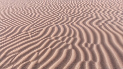 Poster - Soft Beige Sand Dune Texture Undulating Waves Pattern Desert Landscape Natural Background image