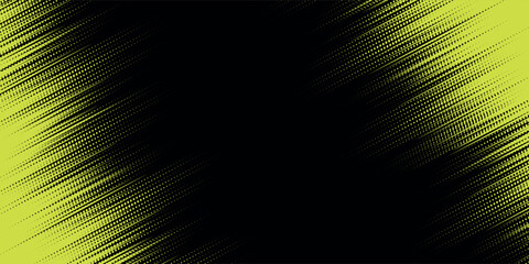 Fototapete - Halftone yellow dots pattern. Dotted line comic sport style vector illustration.