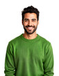 © rizaldesign - Man Smiling in Green Sweater Portrait